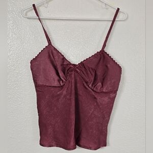 Y2K Babydoll Cami Top Sz M NWT No Boundaries Grunge Coquette Cottagecore